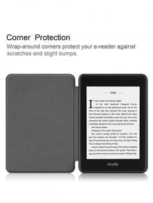 硅胶软壳，带边缘包边保护，适用于 2024 款 Kindle Paperwhite 第 12 代 7 英寸、2022 款基本型第 11 代 6 英寸、第 11 代（2024 年发布） - 彩色 - 查看 2