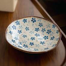 1个不规则陶瓷盘，9英寸汤盘/餐盘，家用 - 查看 2