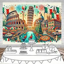 1 pieza Bandera de pancarta plana 2D, pancarta de fondo, decoración de fiesta, bandera de decoración para el Día del Padre, decoración del hogar, bandera de jardín al aire libre, decoración de fiesta festiva - 8 - Ver 2