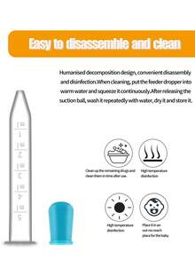 1pc 5ml Silicone Graduated Pet Medication Dispenser, Plastic Dropper - View 4