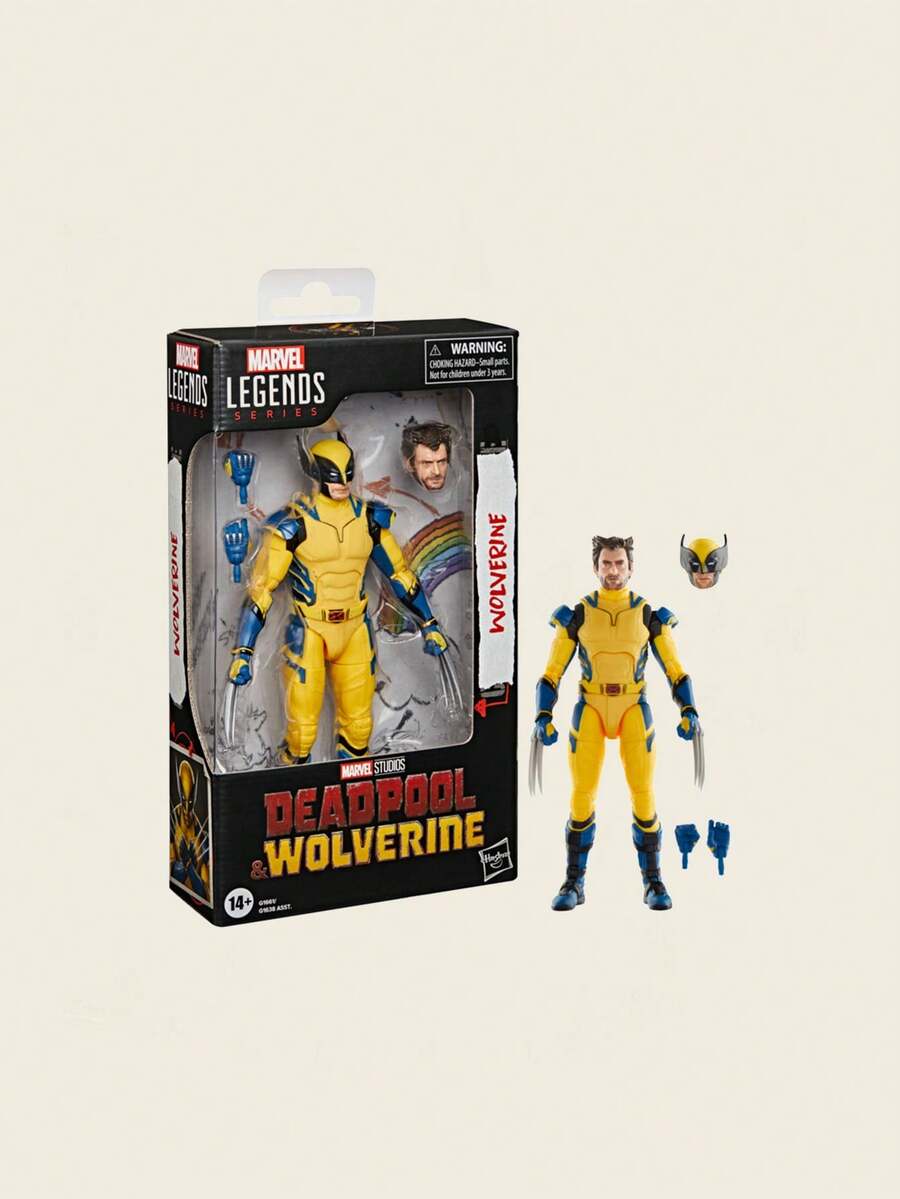 Hasbro Marvel Legends Action Figures Multi-Character Collection: Wolverine, Ghost Rider, Abomination, Nimrod – 6" Posable Collectible Toys - Multicolor - View 1