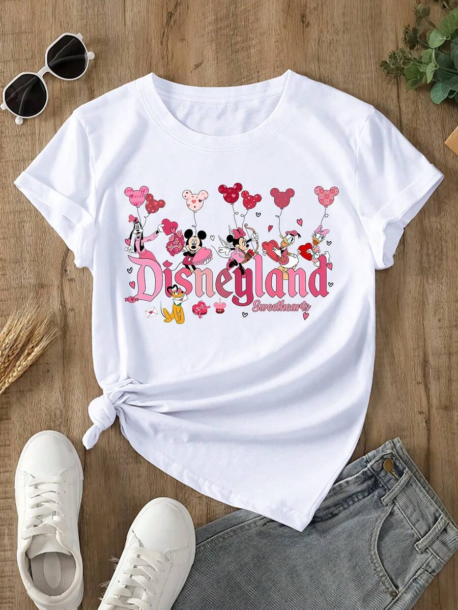 Disney Women T-Shirts - White - View 1