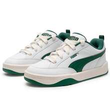 Puma Park Lifestyle休闲舒适运动鞋，男女通用 395084-02 - 彪馬白-深綠色-杏仁糖色 - 查看 3