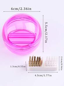 Bộ cọ vệ sinh máy mài móng có thể tháo rời, bao gồm đầu cọ mềm và cứng, cọ đánh bóng móng, cọ vệ sinh dây đồng cho máy mài móng, phụ kiện dụng cụ vệ sinh máy mài móng. - Nhiều màu - Xem 6