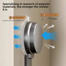 Strong Load-Bearing No Punching Suction Cup Hook Bathroom Wall Mounted Door Hanging Clothes Rack Clothes And Towel Racks - View 3