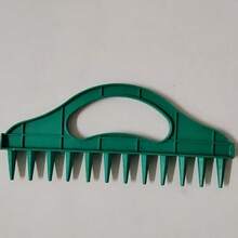 1个12孔手动播种器园艺工具，植物种子土壤播种器，用于快速播种，防水PP材质（绿色） - C 綠色 - 查看 12