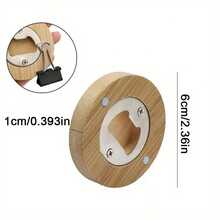 10/20/40个竹制磁性开瓶器 - 可DIY定制,雕刻或涂漆打造个性化设计,木质冰箱贴,适用于婚礼回礼、复活节圣餐礼物、毕业派对礼物、节日庆典纪念品、家居厨房、家庭聚会 - 自然简约风格,附赠礼品袋,无需电源 - 卡其色 - 查看 9