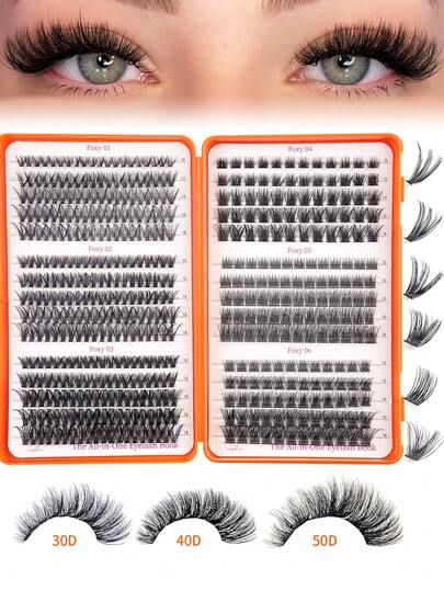 640 piezas Libro de pestañas, curvatura en D, gran cantidad, mejor calidad al mejor precio, nuevas pestañas postizas DIY, esponjosas y suaves, pestañas postizas de visón 3D, pestañas postizas, maquillaje, extensiones de pestañas, pestañas cortas, pestañas DIY, pestañas ligeras, extensiones de pestañas postizas DIY en casa