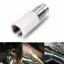 Exhaust Catalyst Rear Oxygen Sensor Spacer 90 Degree Mini Catalyst Lambda O2 Adapter CEL Fix, M18*1.5 Universal Free Shipping - Oxygen Sensor Connector - View 7