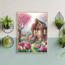 5D钻石画套装 - 全圆钻，风景图案，亚克力工艺套装，家居装饰，无框创意钻石画套装 - 圓鑽 - 查看 12