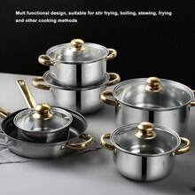 19 PCScookware Set, Including A Non-Stick Saucepan, Frying Pan, And Milk Pan - View 2