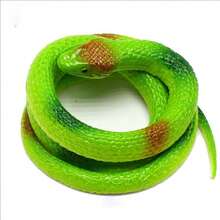 1条逼真超长绿蛇/白蛇/迷你黑蛇，软橡胶巨型白蛇，软橡胶巨型绿蛇，恶作剧蛇，逼真恶作剧眼镜蛇，恶作剧玩具，超长逼真蛇，眼镜蛇模型，生日礼物，赠品，玩具 - 彩色 - 查看 8