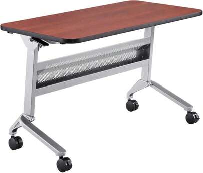 Safco Products Flip-N-Go Training Table, Biltmore Cherry