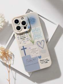 1pc Jesus Cross Slogan Pattern Anti-Fall Cute Phone Case Compatible With IPhone 13/11/17/17pro/16/14/15/15pro/15 Plus/15 Promax/7plus/8plus/X/Xs Max/Xr/11pro/12pro/13pro/14pro/12mini/13mini/11promax/12promax/13promax/14promax/14plus/17pro Max/17Air/6/6s Plus/7/8/16Pro/16plus/16promax/Se2/17promax&Compatible With Samsung Galaxy/A54/A14/A12/A13/A15/A32/A33/A24/A52S/S20/S21/S22/S23/S24/S23Plus/S24ultra/S25/A15/A33/A23 - 彩色 - 查看 2