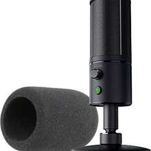 Foam Microphone Windscreen - Mic Cover Pop Filter Customized For Seiren X Streaming Microphone - one-size - View 6