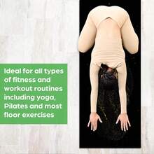 1 件 71*22 英寸瑜伽垫，多种花卉图案可选 - 防滑耐磨加宽加厚健身垫，家用及专业初学者瑜伽训练垫 - 彩色 - 查看 6