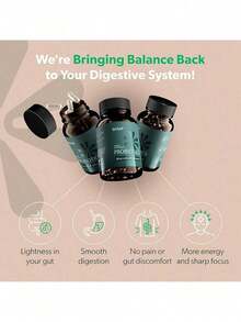 BI0MA Probiotics - Digestive Health Probiotic - Gut Support For Men & Women With Xylooligosaccharides, Tributyrin & Bifidobacterium - Vegan & Gluten Free - 60 Delayed-Release Capsules (30-Day Supply) - 益生菌 - 查看 5