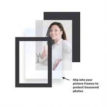 5 Pack Of 4x6 Inch Plexiglass Sheet With Protective Film, 0.04" Thick PETG Panels, Clear Acrylic Plastic Sheet For Picture Frame, Invitations, - 5_ - Xem 3