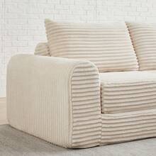 Sofas & Couches - Beige + Corduroy + 2 Seat + Modern - View 6
