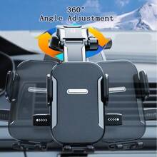 OOKAS车载仪表盘手机支架 - 360°旋转，强力吸盘，灵活设计 - A - 查看 5