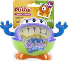 Nuby 3D Guarda bocadillos, monstruo, Pequeo, Monster - Blanco - Ver 4