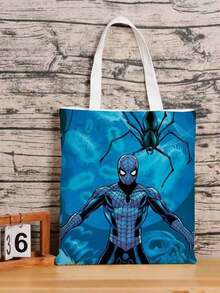 Túi Tote Marvel - Túi tote vải canvas chất lượng cao, dung tích lớn, thiết kế hình em bé hoạt hình dễ thương, phù hợp làm cặp sách học sinh, túi đeo vai, túi xách đi mua sắm, túi mua sắm cho nam và nữ, túi tote hoạt hình và anime, túi vải canvas, túi đeo vai đơn, túi gấp gọn, túi vải in, với dung tích chứa đồ lớn. Thích hợp sử dụng cho sinh viên đại học. Phụ kiện du lịch, đồ trang trí tiệc sinh nhật, quà tặng cho người thân và bạn bè trong các bữa tiệc và họp mặt. - Xem 14