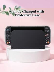 Ayotu Ốp bảo vệ hình dâu tây cho Switch, có thể lắp vào đế sạc mà không cần tháo ốp bảo vệ. - Nhiều màu - Xem 9