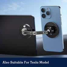 Zinc Alloy Magnetic Car Phone Holder, Touchscreen Dashboard MagSafe Phone Mount, 360° Rotatable Navigation, Mechanical Arm With Strong Technological Sense, Adjustable And Extendable Car Phone Holder - Car Mount - View 9