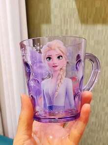 1pc Disney Crystal Cup Rinse Cup, Cute Mickey/Minnie Cartoon Plastic Toothbrush Cup, Unisex Wash Cup, Creative Crystal Cup - Multicolor - View 8