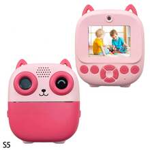 3-12 Years Old Kids Instant Print Camera, Instant Photo Printing And Coloring Photos, Portable Design Suitable For Travel, Outdoor Play And Family Gatherings, Comes With Charger And Print Paper Roll, Compatible With 32GB Memory Card, Ideal Educational Toy Gift - Multicolor - View 12