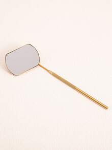 1 Stück tragbarer Edelstahl Multi-Funktions-Handhalter quadratischer abnehmbarer Make-up-Spiegel, Werkzeug zum Trimmen von Wimpernverlängerungen - Verschiedenfarbig - Übersicht 10