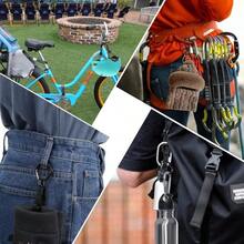4 Pcs Glove Clip, Work Safety Glove Holder Clip, Construction Accessories Work Gloves Holder Helmets Hanger Clamp - 4 + Black + One Size - View 2