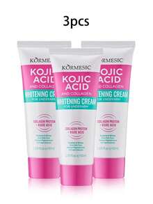 SADOER 3/1件装 KORMESIC 腋下美白霜 - 美白霜 - 适用于私密部位、大腿内侧、腋下、手肘、膝盖、比基尼区域、腋下和私密部位。美白肌肤并滋润膝盖。先进配方，即刻美白，价格实惠的身体乳，美白保湿，腋下美白霜，蕴含植物提取物和胶原蛋白。 - 維生素 C - 查看 9