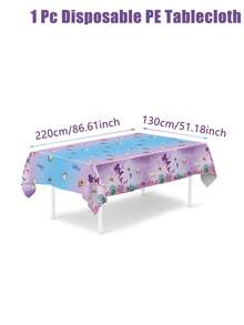 1 chiếc khăn trải bàn dùng một lần chủ đề nàng tiên cá kích thước 137*274cm, khăn trải bàn trang trí tiệc sinh nhật nàng tiên cá, khăn trải bàn trang trí tiệc chủ đề nàng tiên cá, khăn trải bàn trang trí tiệc mừng em bé chào đời, quà tặng tiệc cưới, trang trí đám cưới, trang trí sinh nhật lần thứ nhất, trang trí tiệc tiết lộ giới tính, trang trí tiệc tại nhà dịp lễ, trang trí nhà cửa, trang trí mùa hè, trang trí nàng tiên cá, quà tặng tiệc tùng - Nhiều màu - Xem 13