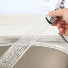 1个不锈钢厨房水龙头喷头，可伸缩旋转防溅节水喷嘴水龙头起泡器 - A - 查看 4