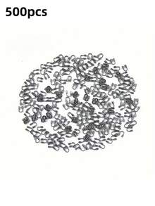 100/200/500pcs U-Shaped Brass Metal Wire Protective Rings With 1mm Hole, For Jewelry Making Earrings Bracelets Necklaces DIY Craft Accessories - Multicolor - View 23