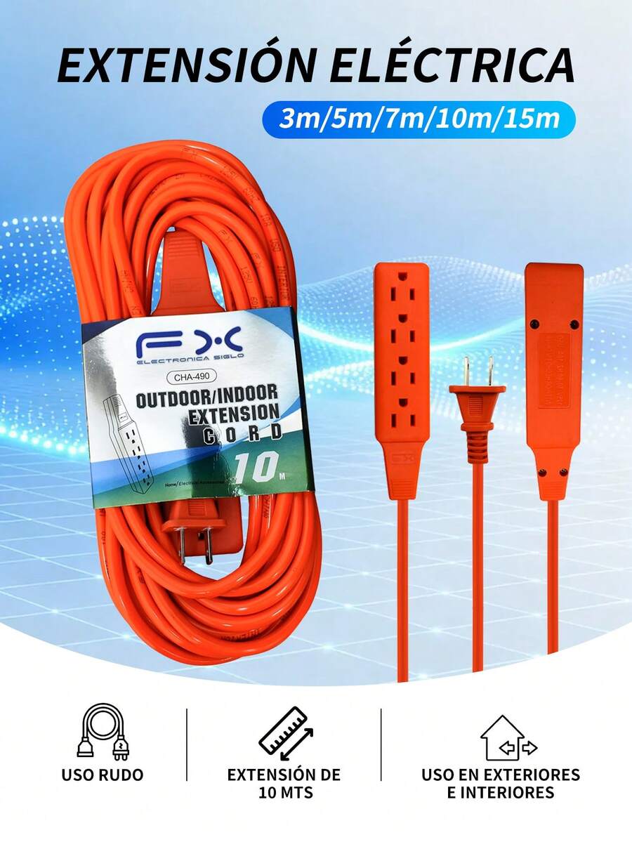 Extension Cords - 10 Meters - View 1