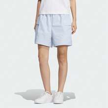 Adidas Women's W WV CARGO SHT Woven Shorts KF2680 - Blue - View 1
