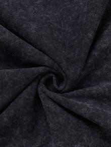 Disney Donald Duck Energetic WORK TIME 230GSM Vintage Washed Streetwear Reversible Casual Tank Top - màu đen - Xem 3