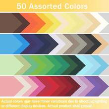 Sheets Colored Cardstock - 50 Mixed Colors Card Stock Paper 8.5\X11\ Thick 180gsm/65lb Printer Paper For Card MaFKing, DIY Crafts, ScrapbooFKing, Party UAP28MX100 - 50MixedColors[100Sheets]85x11inch216x279cm - View 4