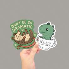 Funny Possum Sticker | Vinyl Laptop Decal, Cartoon Pattern, Glossy Finish, Self-Adhesive, Single Use-Funny Laptop Sticker Tea Rex Vinyl Sticker Water Bottle Funny Sticker Sarcastic Dino In Tea Cup Cute Stickers Tea Scrapbook Supplies Stationery Funny Stickers Kindle - Light Film - View 11