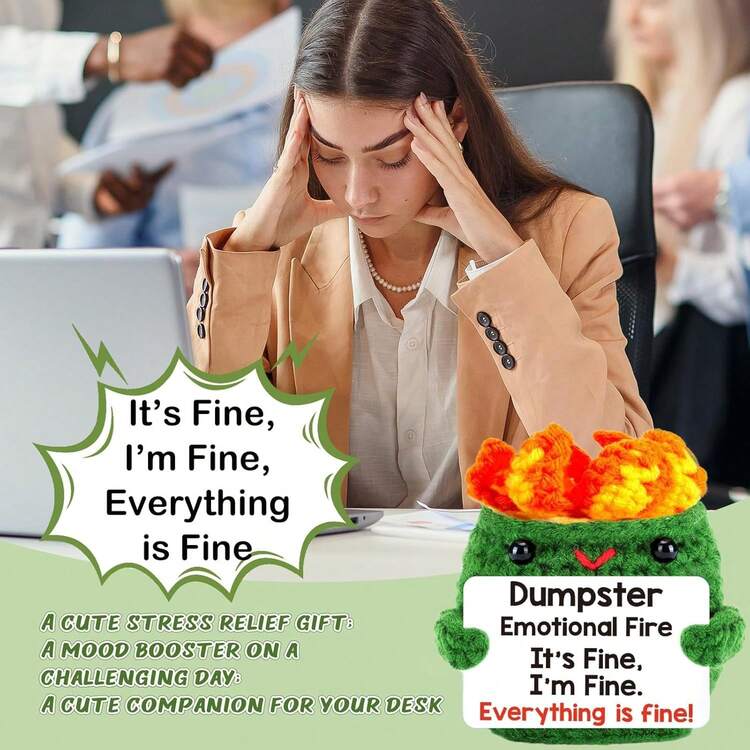 1P浪漫情人节周年纪念结婚礼物送给他/她，我爱你礼物送给女性、男性、男朋友、女朋友、丈夫、妻子、灵魂伴侣、情侣生日情人节装饰手工钩针编织 - 彩色 - 查看 7