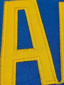 KTYSDE Herren Baseball Trikot, #13 in Blau & Rot, Buchstaben-Stickerei, locker sitzender V-Ausschnitt Kurzarm Knopfleiste Sportoberteil, geeignet für Street Hip-Hop Party Stil, Baseball, Golf, tägliches Training - Blau - Übersicht 5
