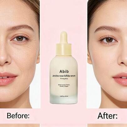 面部紧致精华液，减少细纹，补充胶原蛋白，增强肌肤弹性和光滑度，保湿提亮肤色，适合所有肤质，是新年、斋月、生日、节日以及日常护肤的理想礼物。