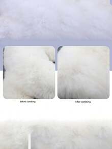 1pc Pet Grooming Set - Dog Deshedding Brush, Removes Loose Hair And Undercoat! Pet Brush, Cat Brush, Dog Dematting Brush, Pet Deshedding Tool, Cat Deshedding Brush - Purple - View 6