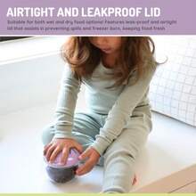 melii Animal Snack Containers for Toddlers and Kids - Airtight, Leakproof Food Storage with Cat Lid - BPA-Free, Dishwasher Safe, Ideal for Lunchboxes and On-the-Go Snacks - ColorB - Ver 3