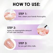 Keratin Amino Acid Nail Care Oil 3 Days Nail Strengthening Treatment Hydrating & Nourishing For Dry Weak Fragile Nails 16ml - Trong sáng - Xem 9