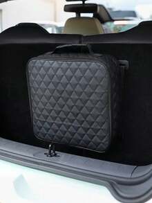 1pc Large Capacity Car Trunk Organizer - Made Of Waterproof And Durable Fabric, Can Store Electric Vehicle Charger, Cables, Tools And Camping Gear - Keeps Trunk Tidy And Organized, With Carrying Handle, Suitable For SUV, Sedan, Hatchback, Car Interior Accessories - Multicolor - View 13