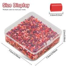 3100pcs 2.6mm Mini Fuse Beads Pixel Puzzle Iron Beads Melt Beads, High Quality DIY Handmade Craft Gift - 2.6mm Perler Beads - View 2