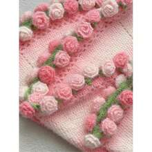 200g Gradient Long Plush Handmade Yarn Balls, Suitable For Crocheting/Knitting Gradient Rose Blankets, Garments, Handbags, Various DIY Crafts - Multicolor - View 9